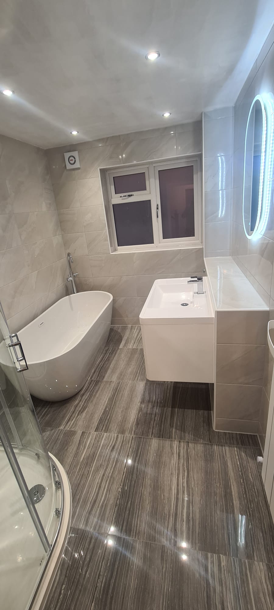 New bathroom renovation in Leeds with premium finish