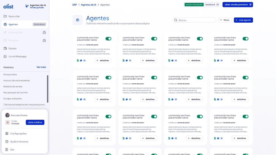 Tablet showing Bloomy UI