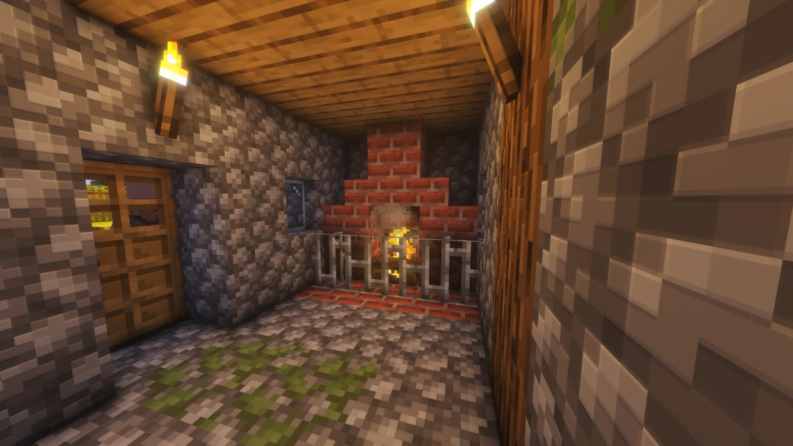 step 4 simple brick chimney