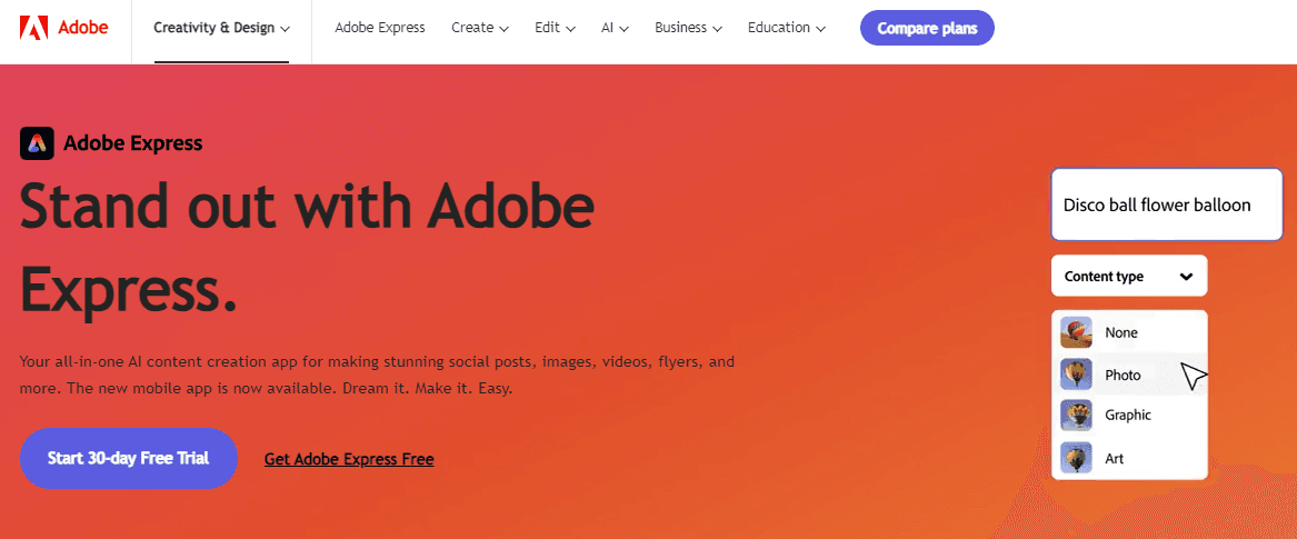 Adobe Express - Best Short Form Video Editor