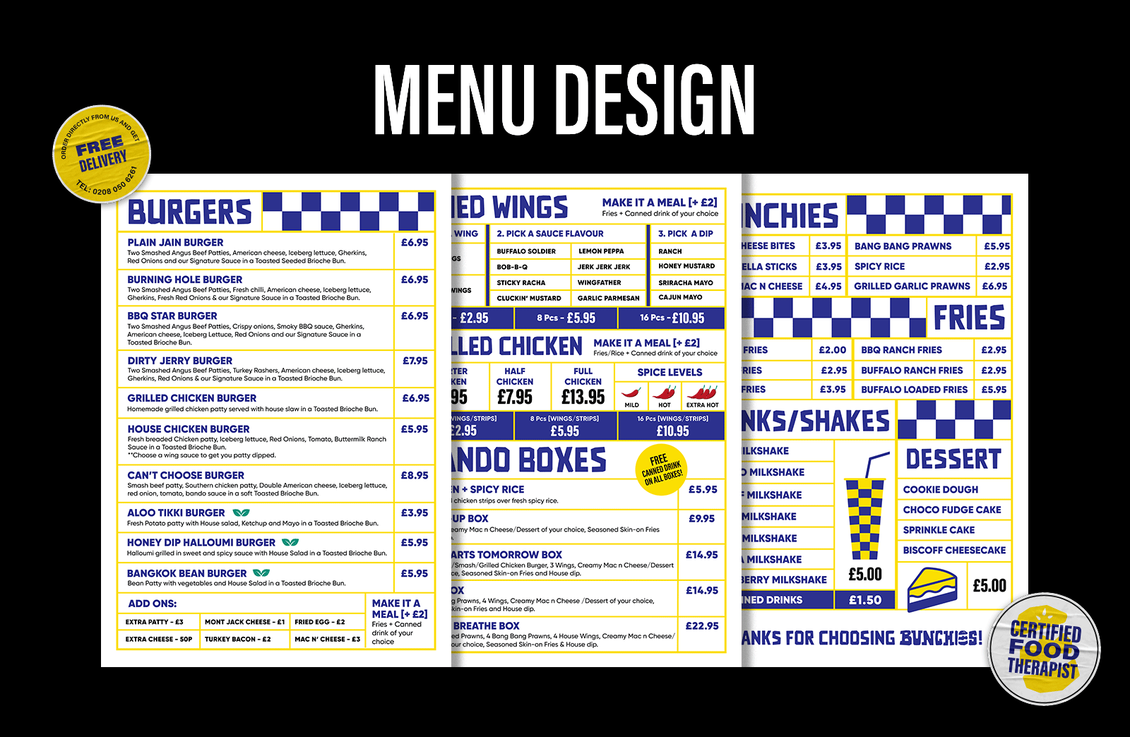 Menu Design