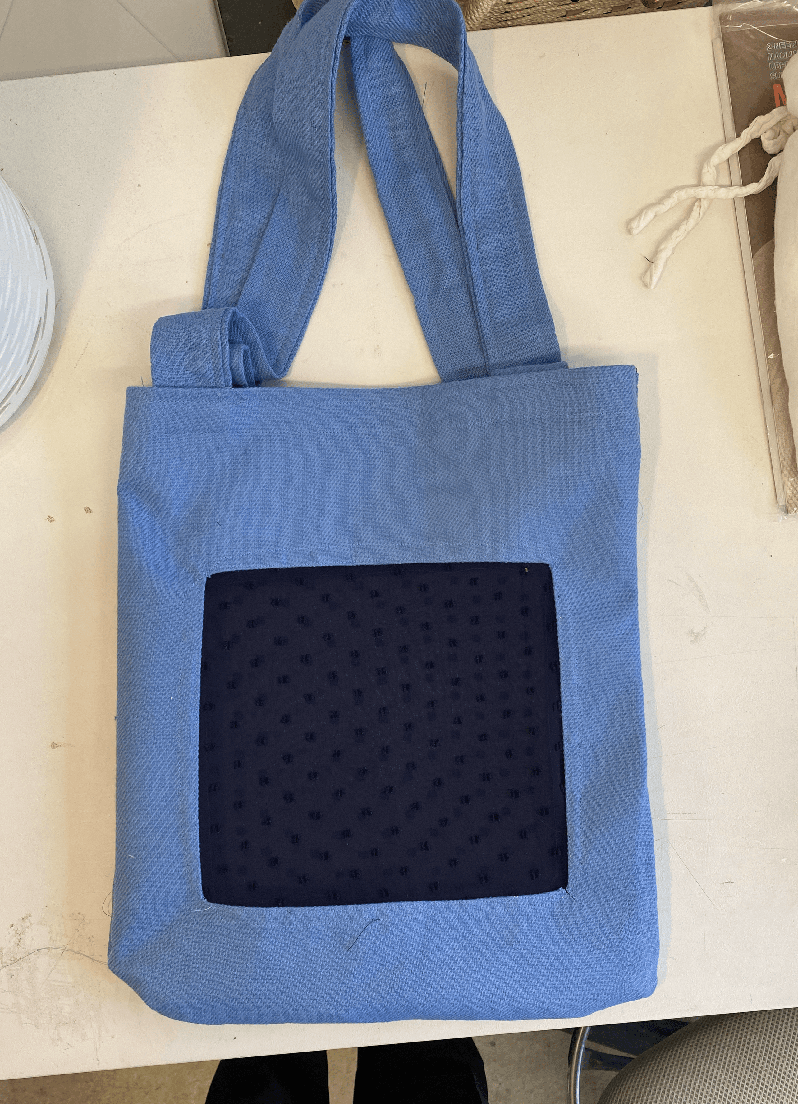 Theo Berry: Upcycled Delta Blanket Tote Bag