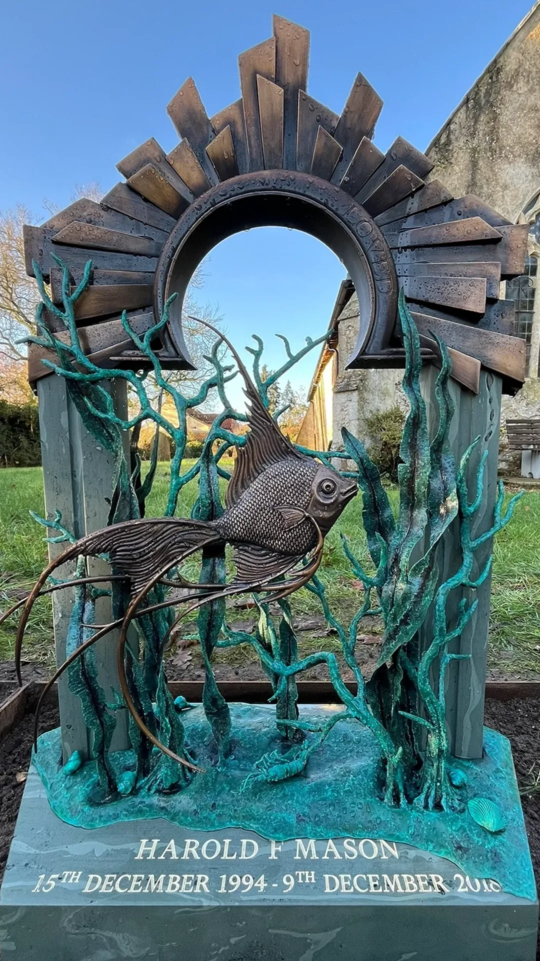 A large-scale architectural metal gate featuring a fluid pattern of silver, metallic hand-forged leaves climbing up diagonal bars. An architectural objet d’art installation designed by Shaun Leane for his new independent design studio.