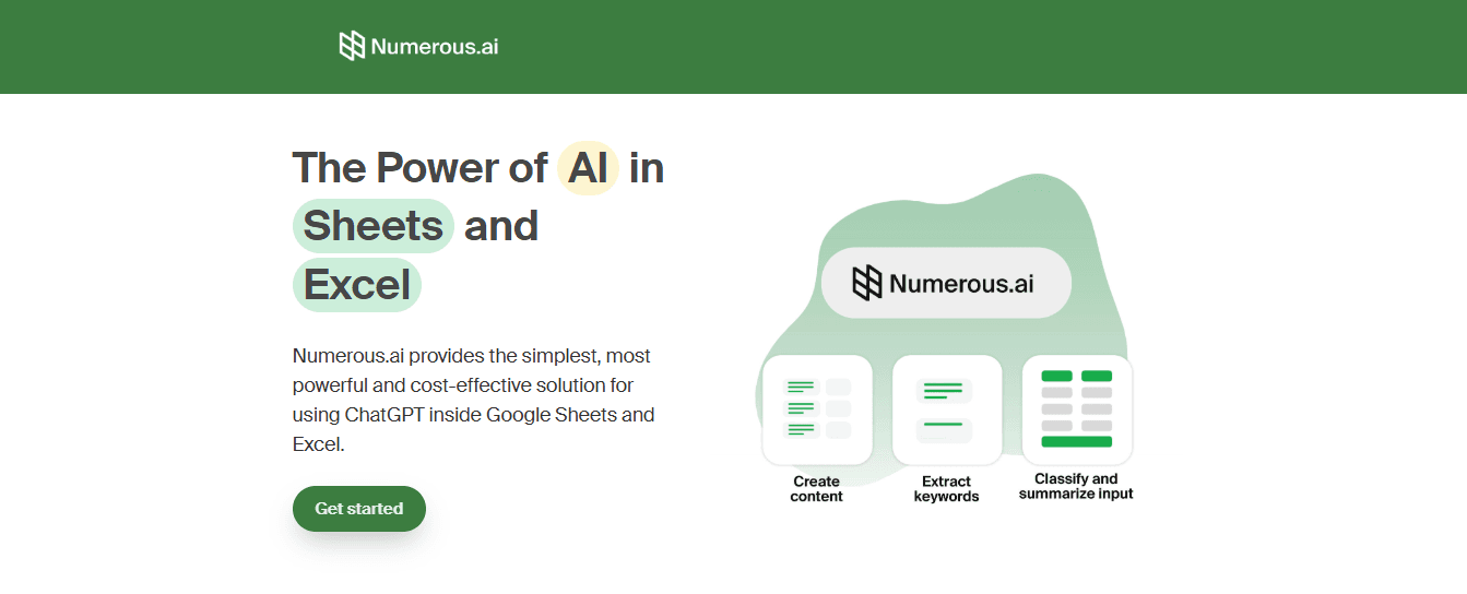 numerous - Excel Formula to Categorize Data