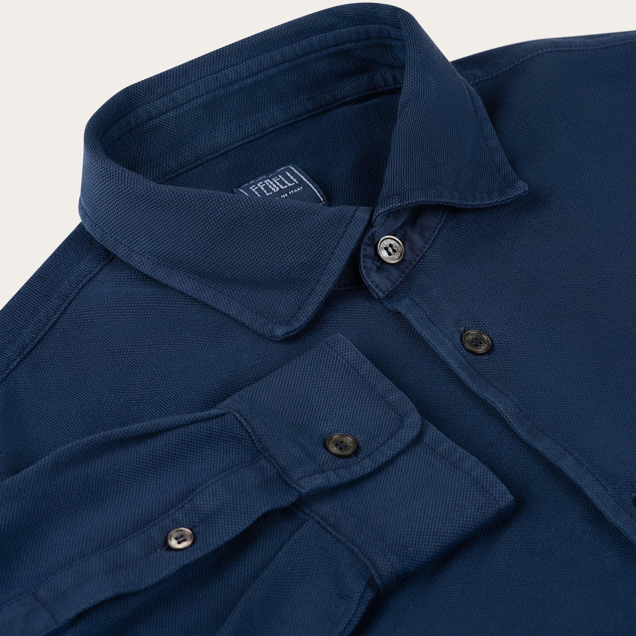 Steve Piquet Organic Cotton Shirt Sustainable - Mandelli UK