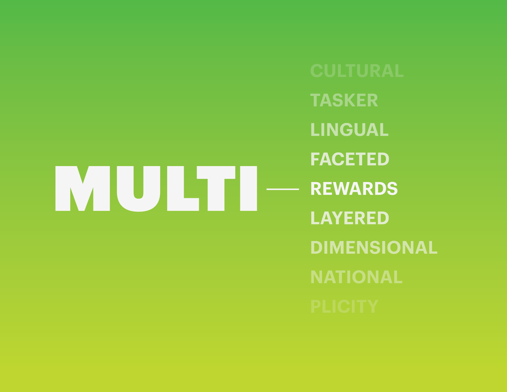 TD Bank "we are all multi" animated graphic