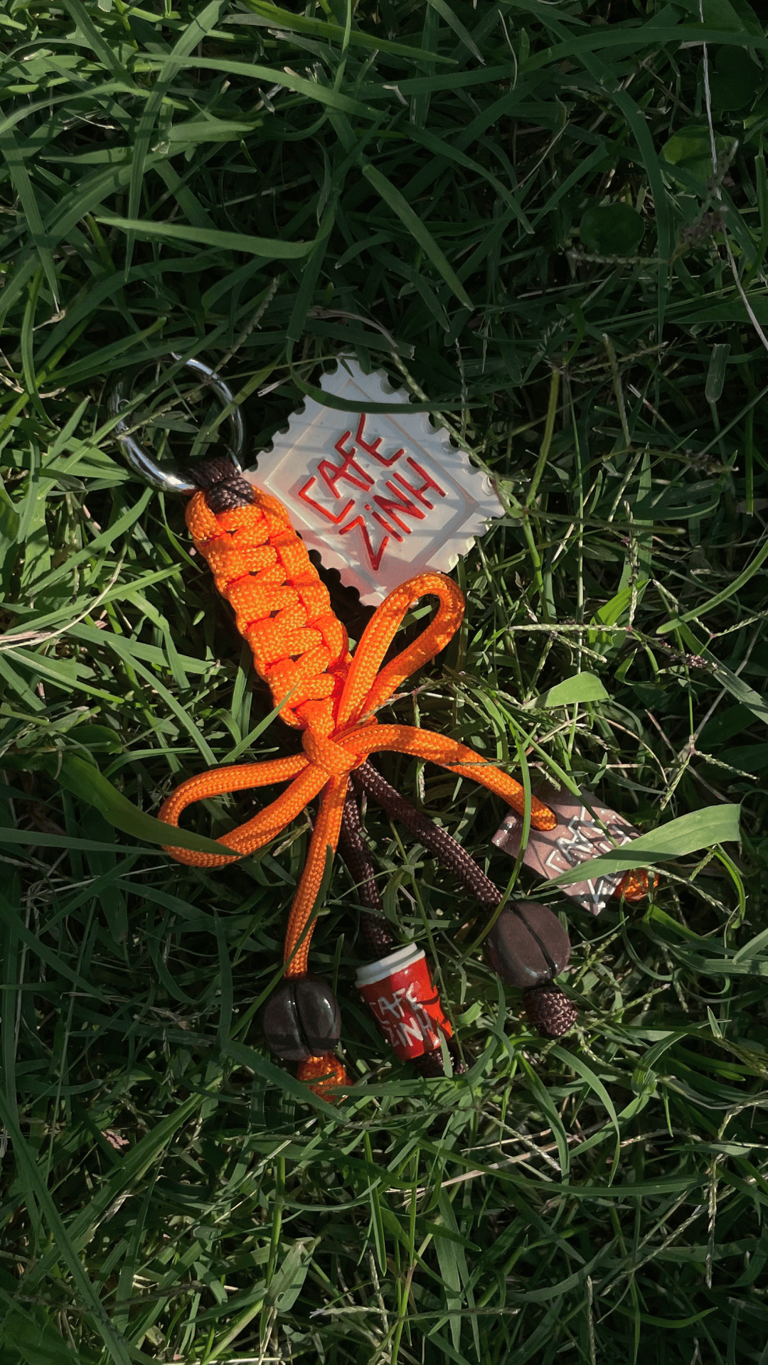 cafezinh 3D printed and knotted keyholder