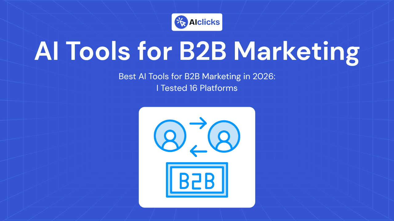 Best AI tools for B2B Marketing
