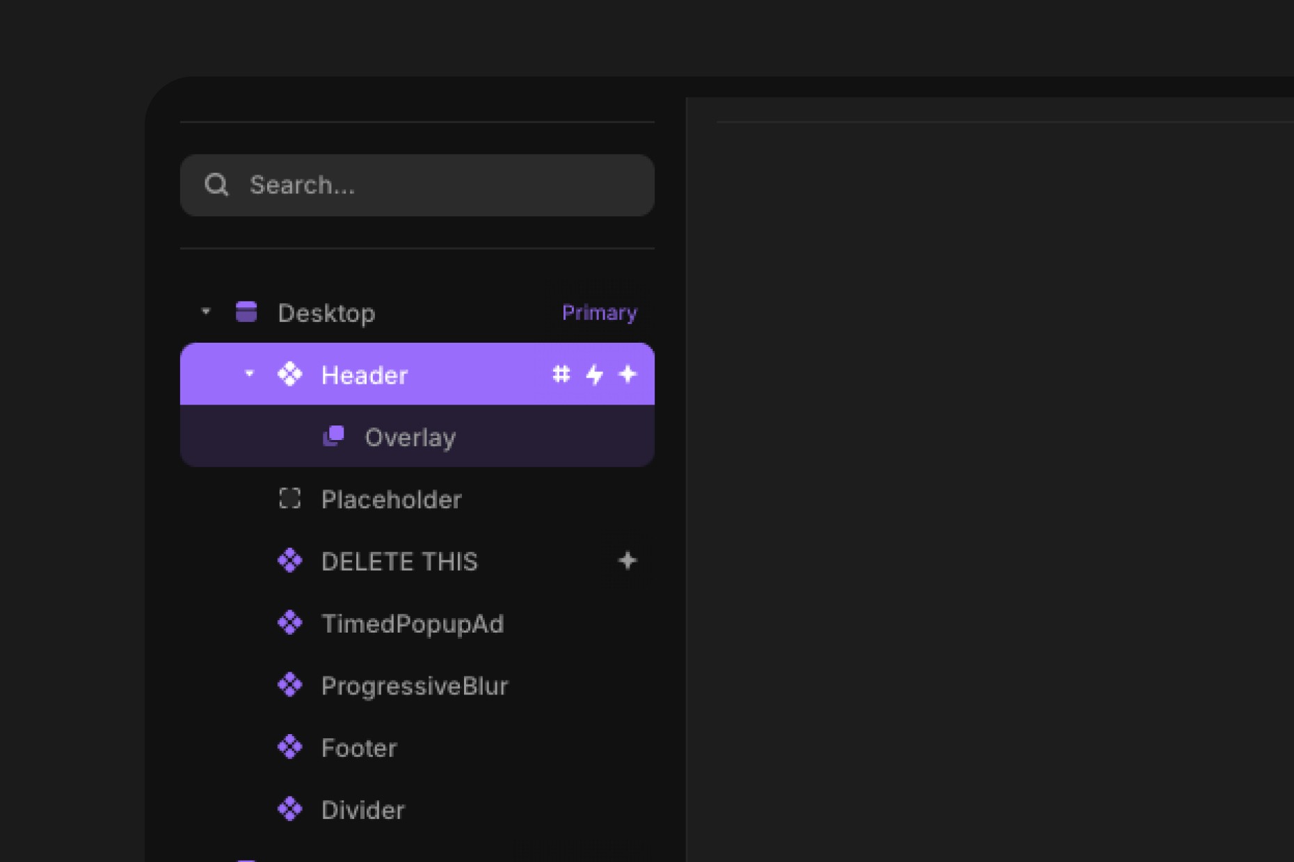 kosmetisk support page editing the header framer