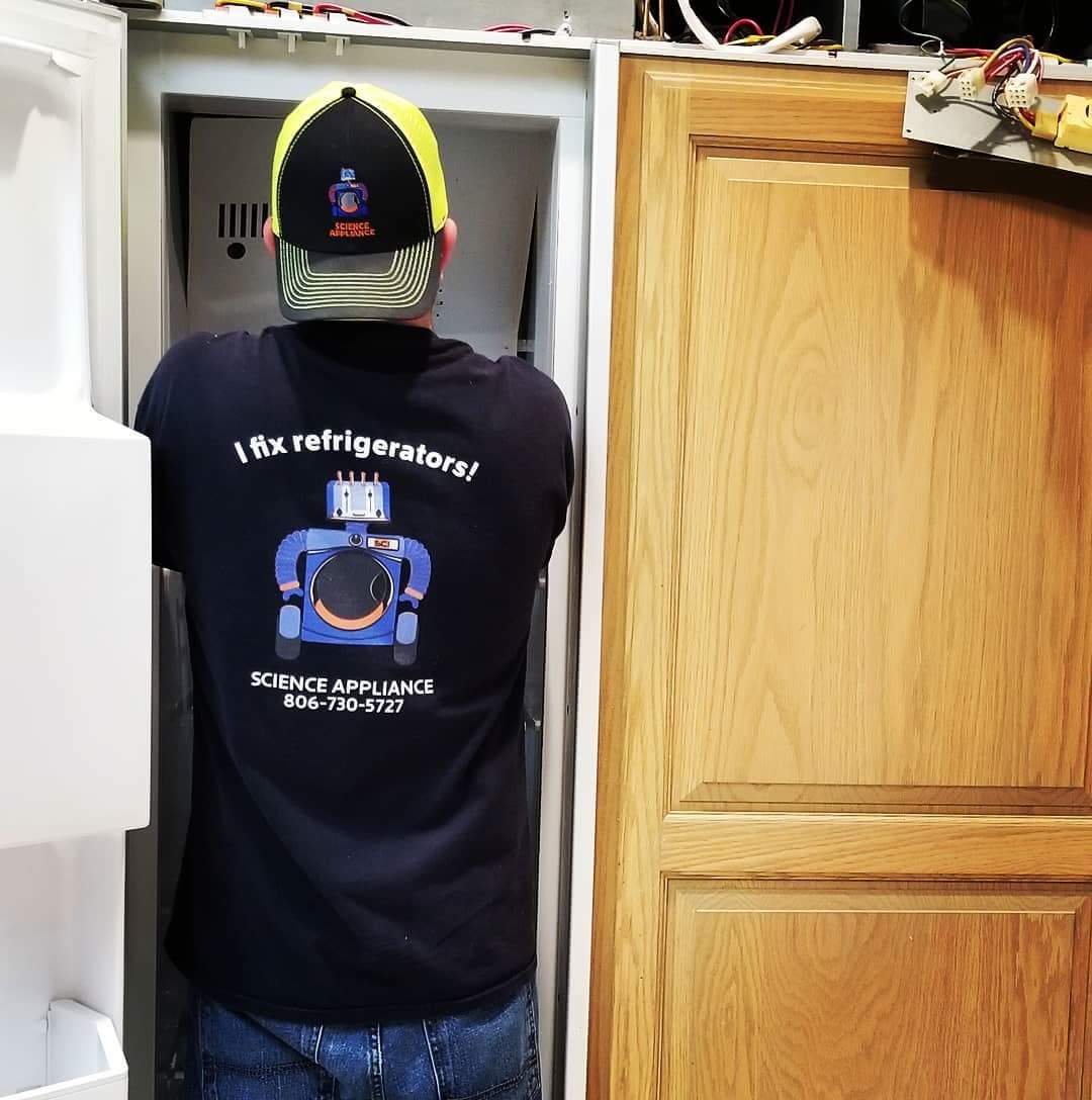 Working on Refrigerator