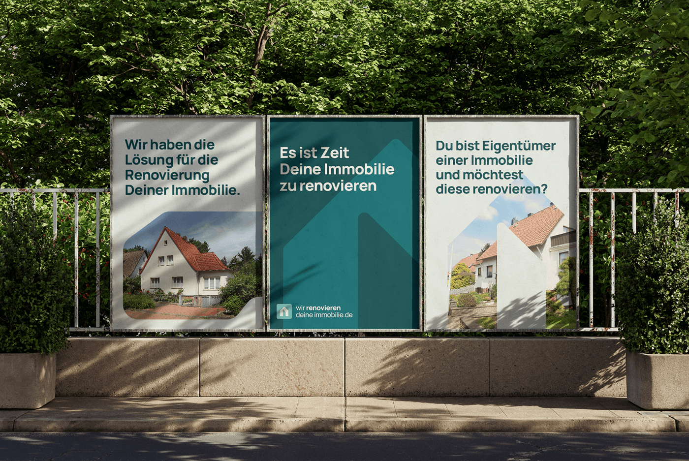 Mockup von wireno.de, 3 Poster