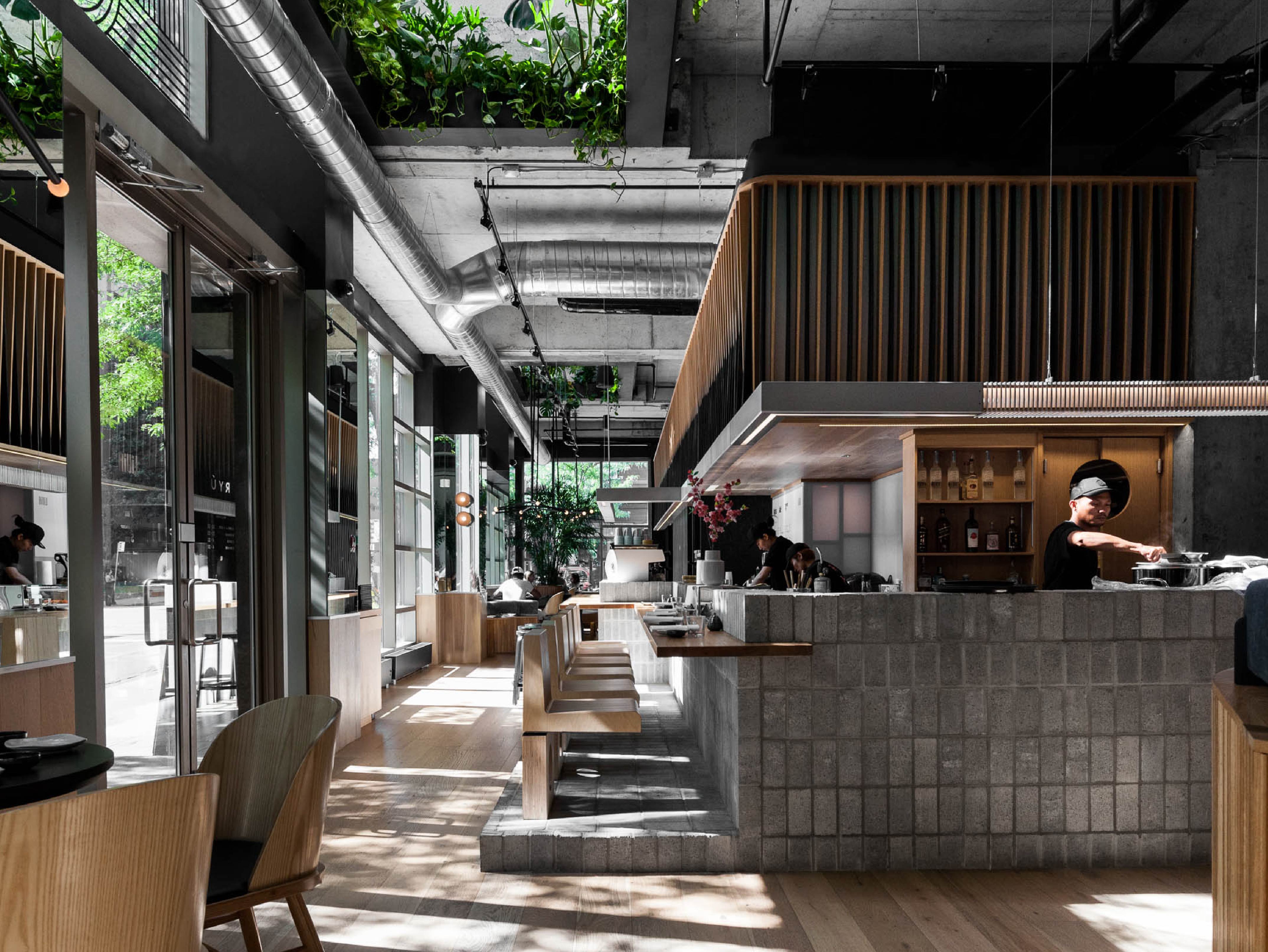 加拿大日本壽司餐廳Ryù Sushi設計Design of Ryù Sushi, a Japanese sushi restaurant in Canada