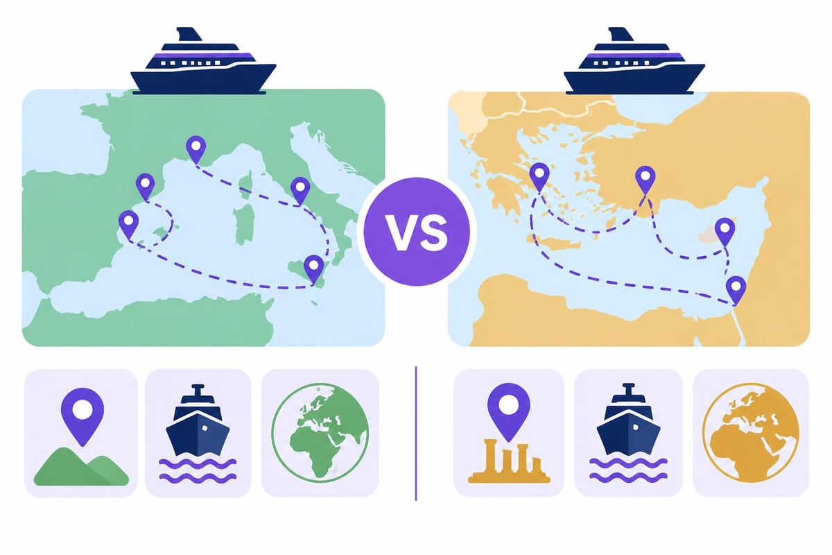 Mediterranean cruise route planning