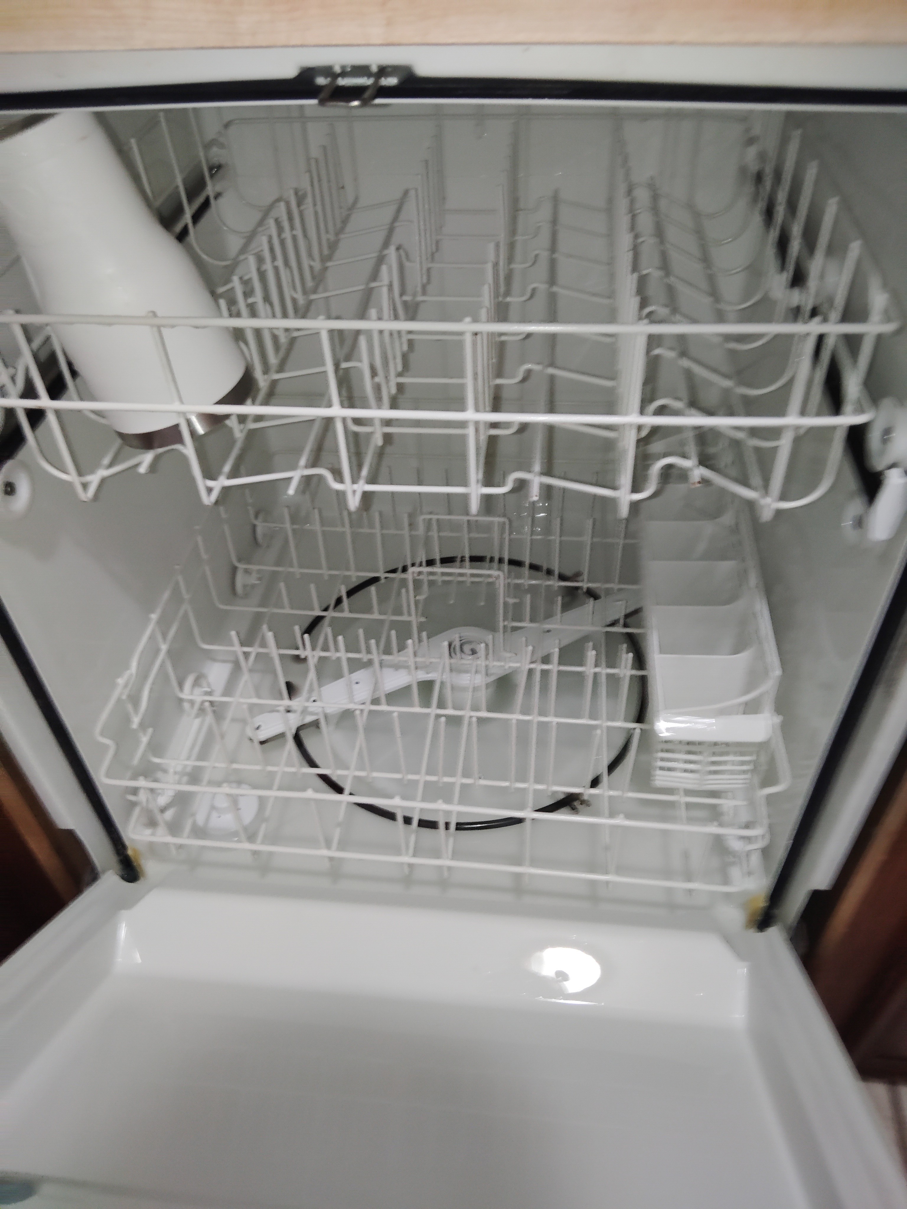 Inside of Dishwasher
