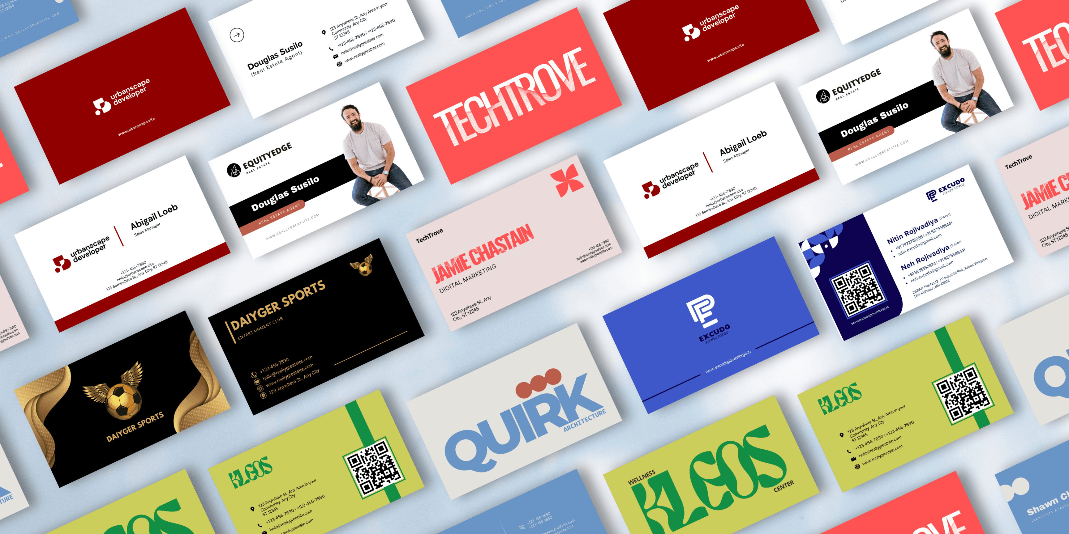 Rarecide Visiting card and Business Card examples or can say samples of designs