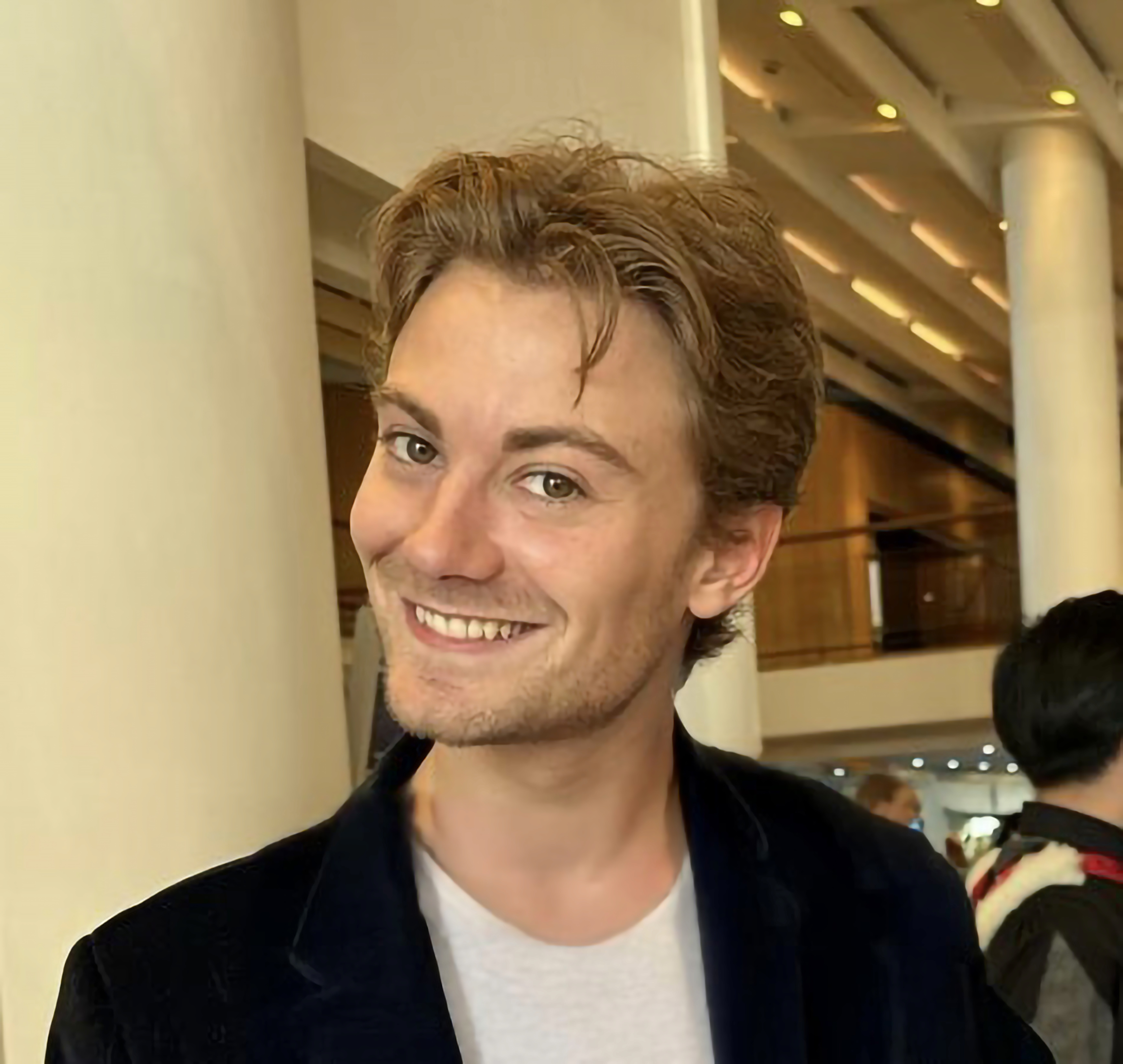 Portrait of man looking to the right