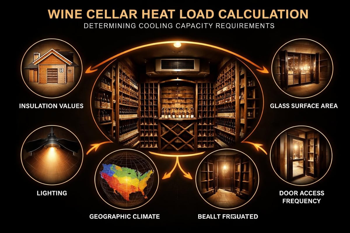 Heat load calculation factors