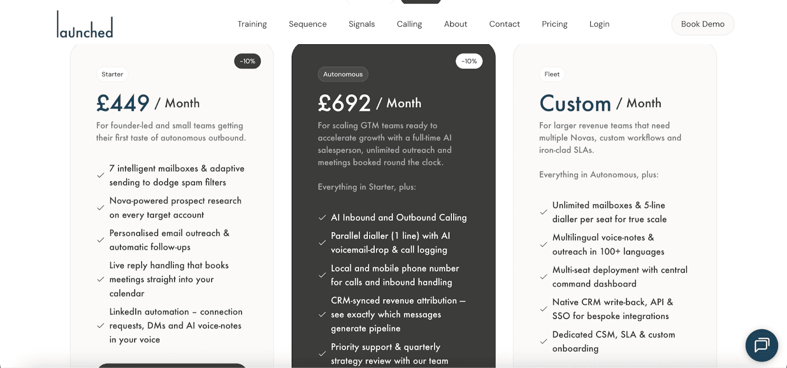 Nova AI pricing 