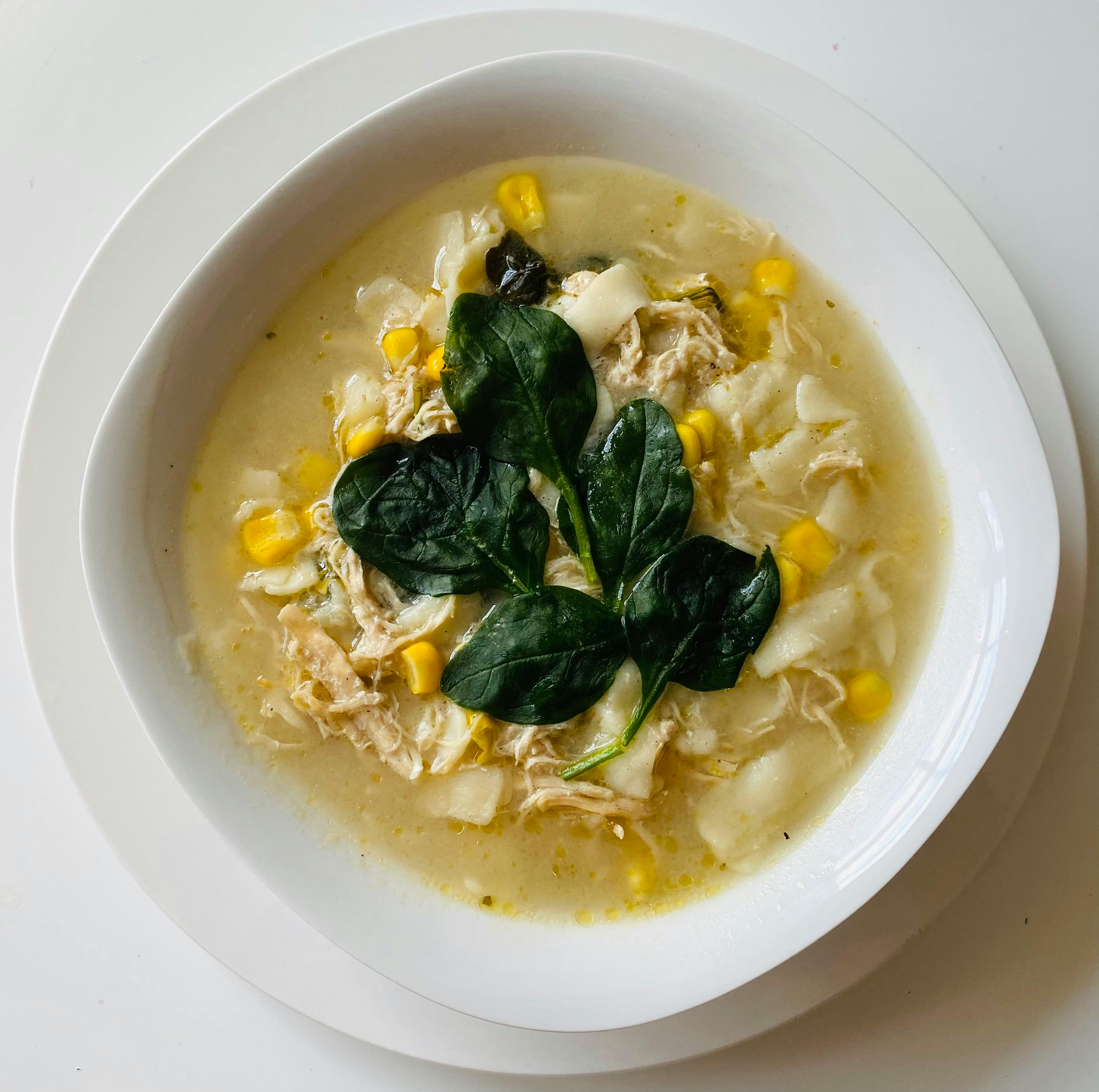 Slow cooker white chicken chili