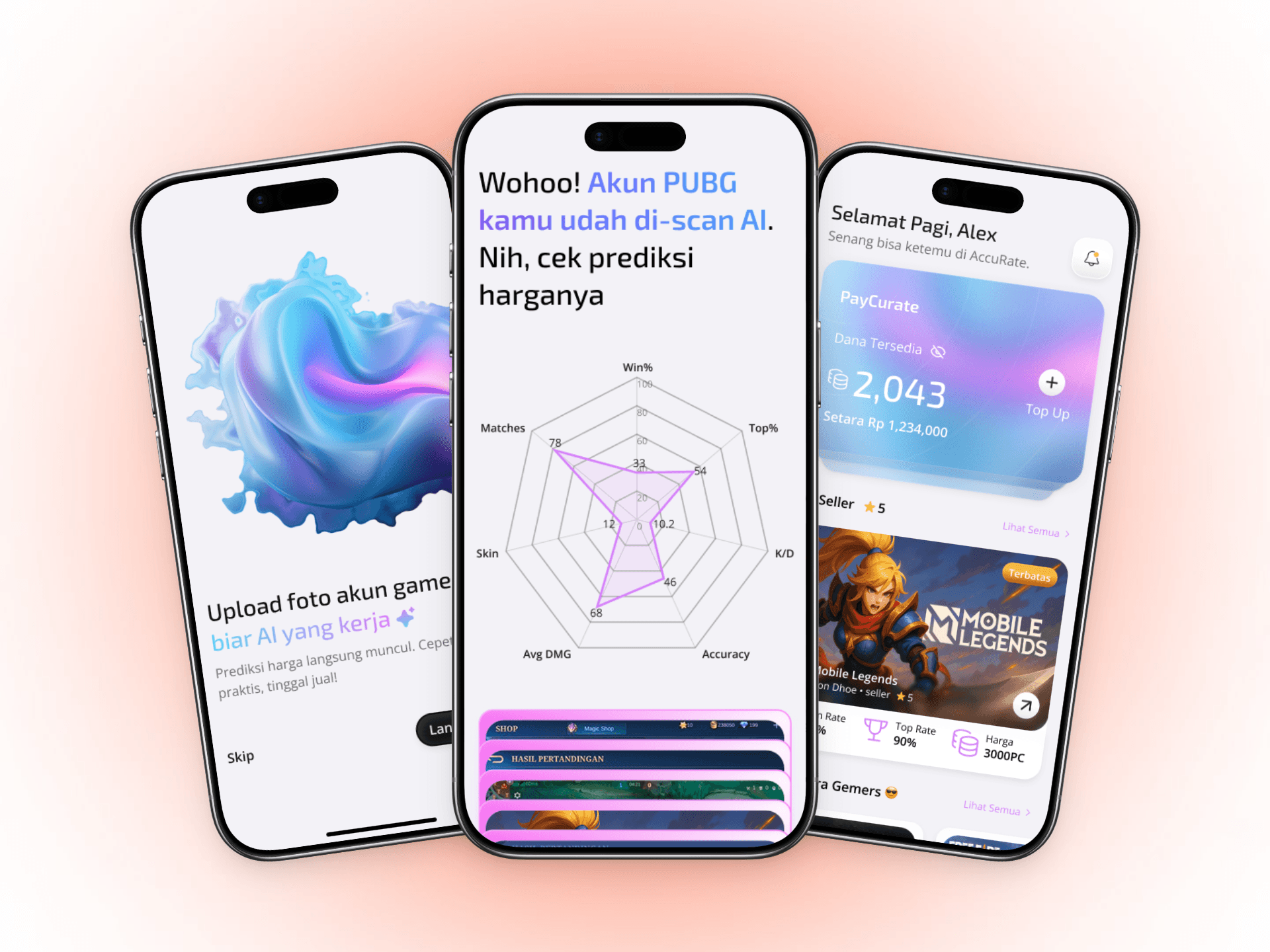 Visual concept for Web/product design