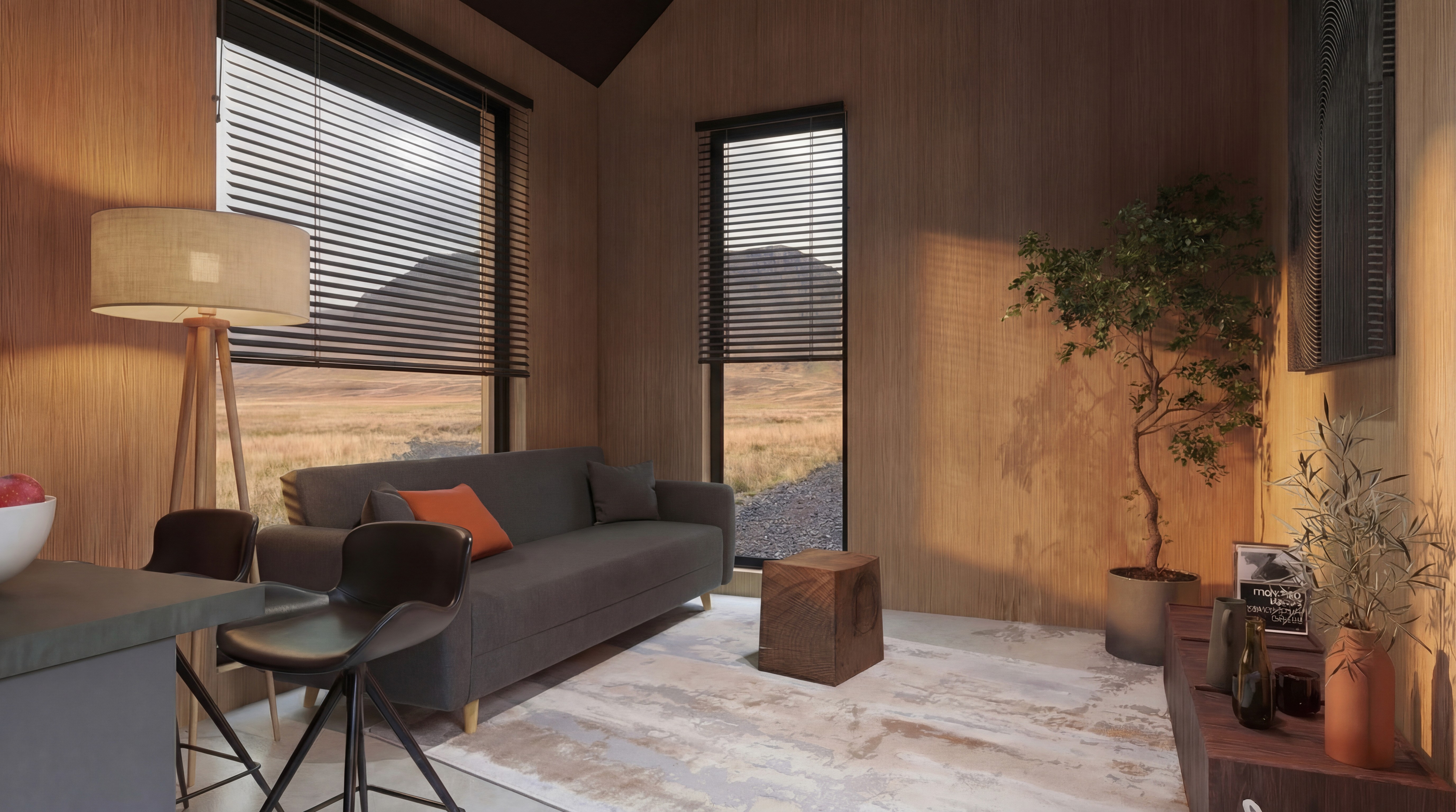 Skandinaviško namo interjeras