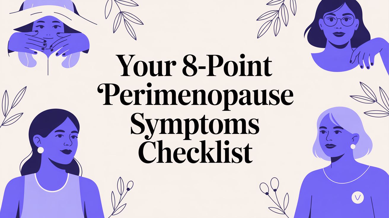Your 8-Point Perimenopause Symptoms Checklist
