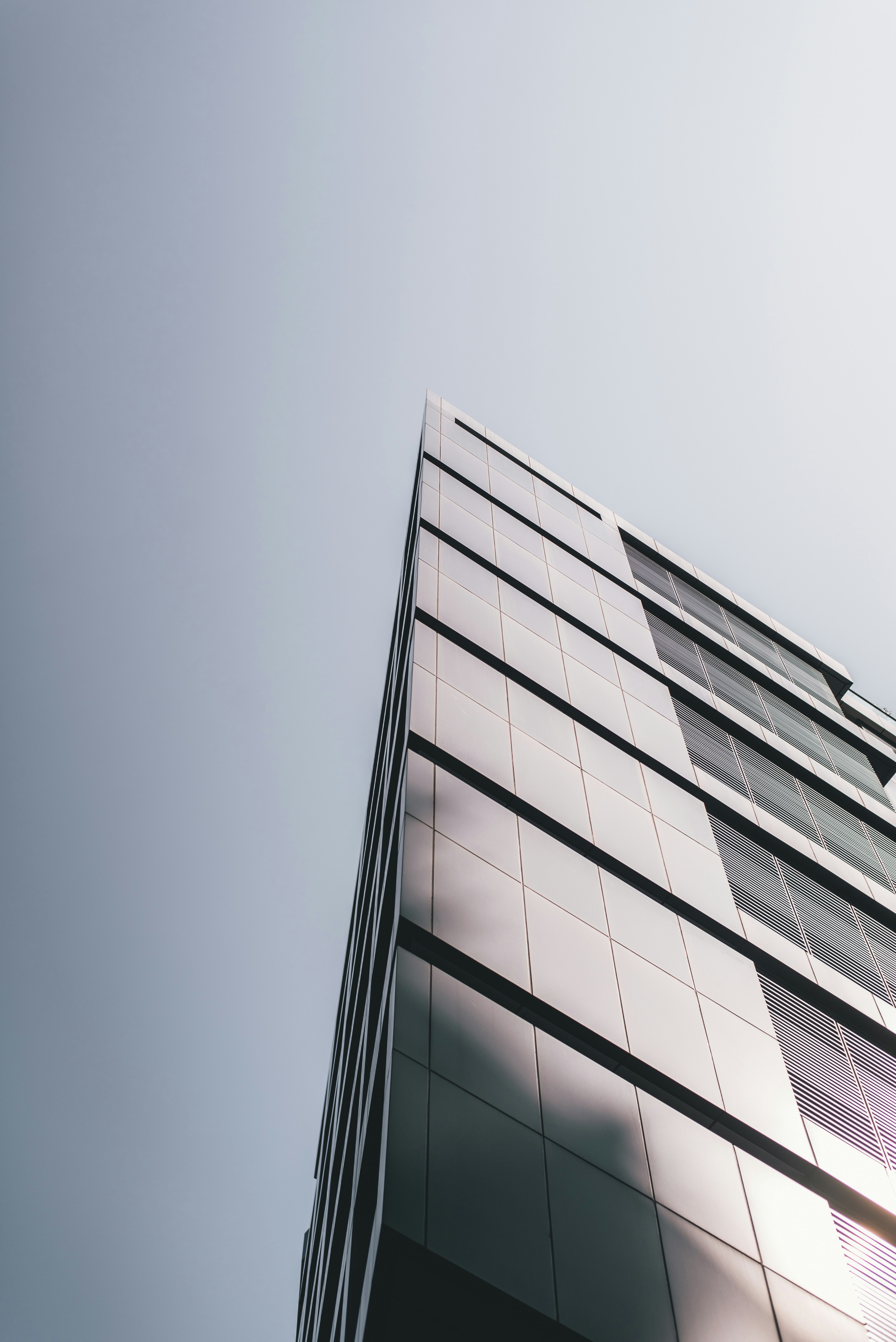 low-angle photography of building