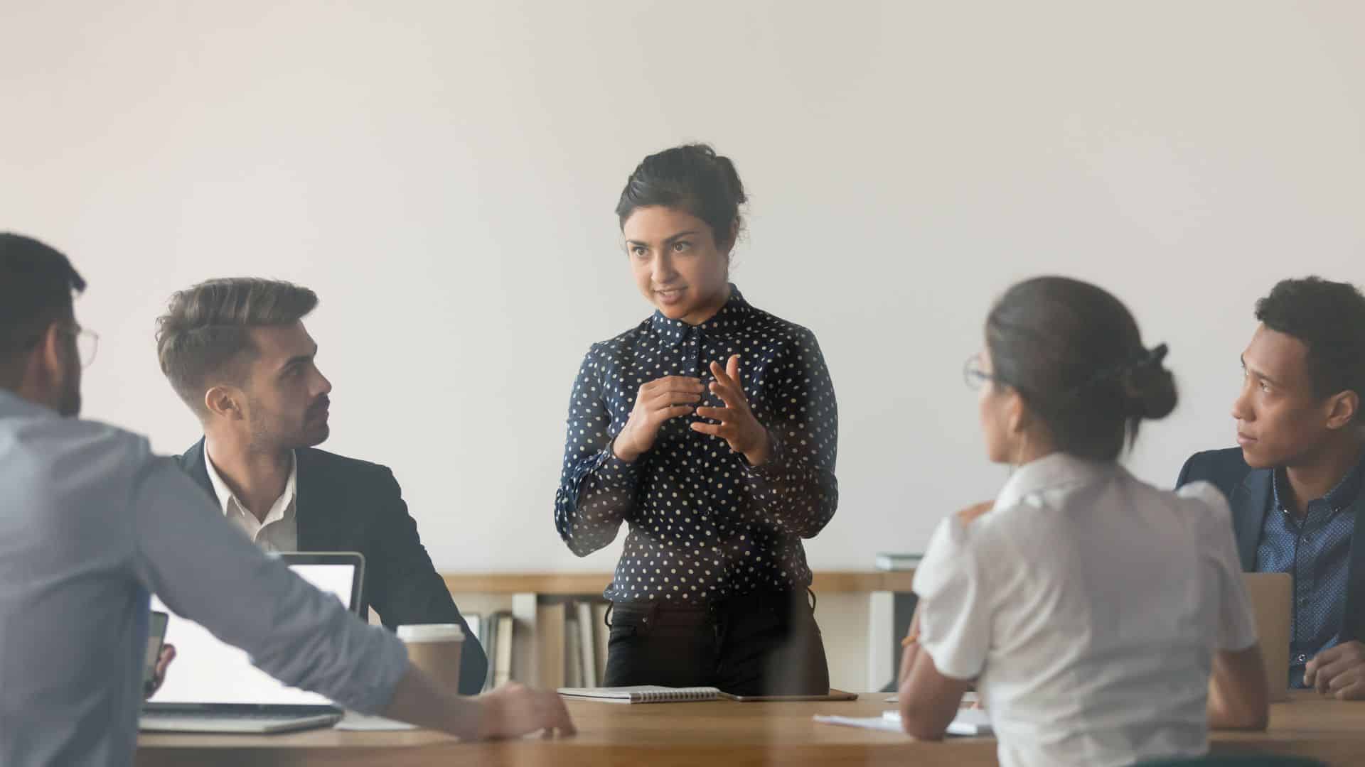 team collaboration meeting ai strategy discussion