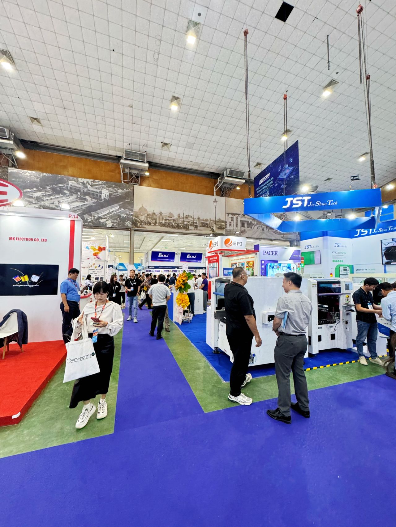 Jarson visiting NEPCON Vietnam