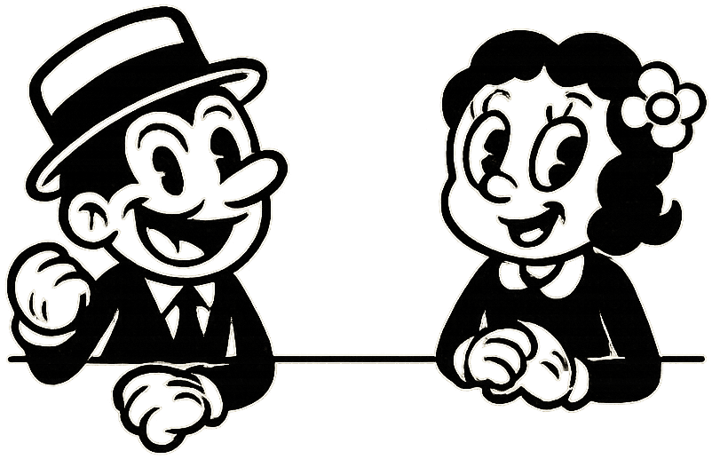 Salesman and saleswomen at a desk