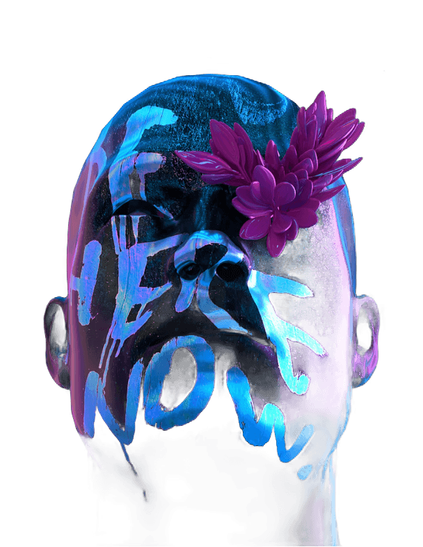 a person with a flower in their hair (Background Removed)