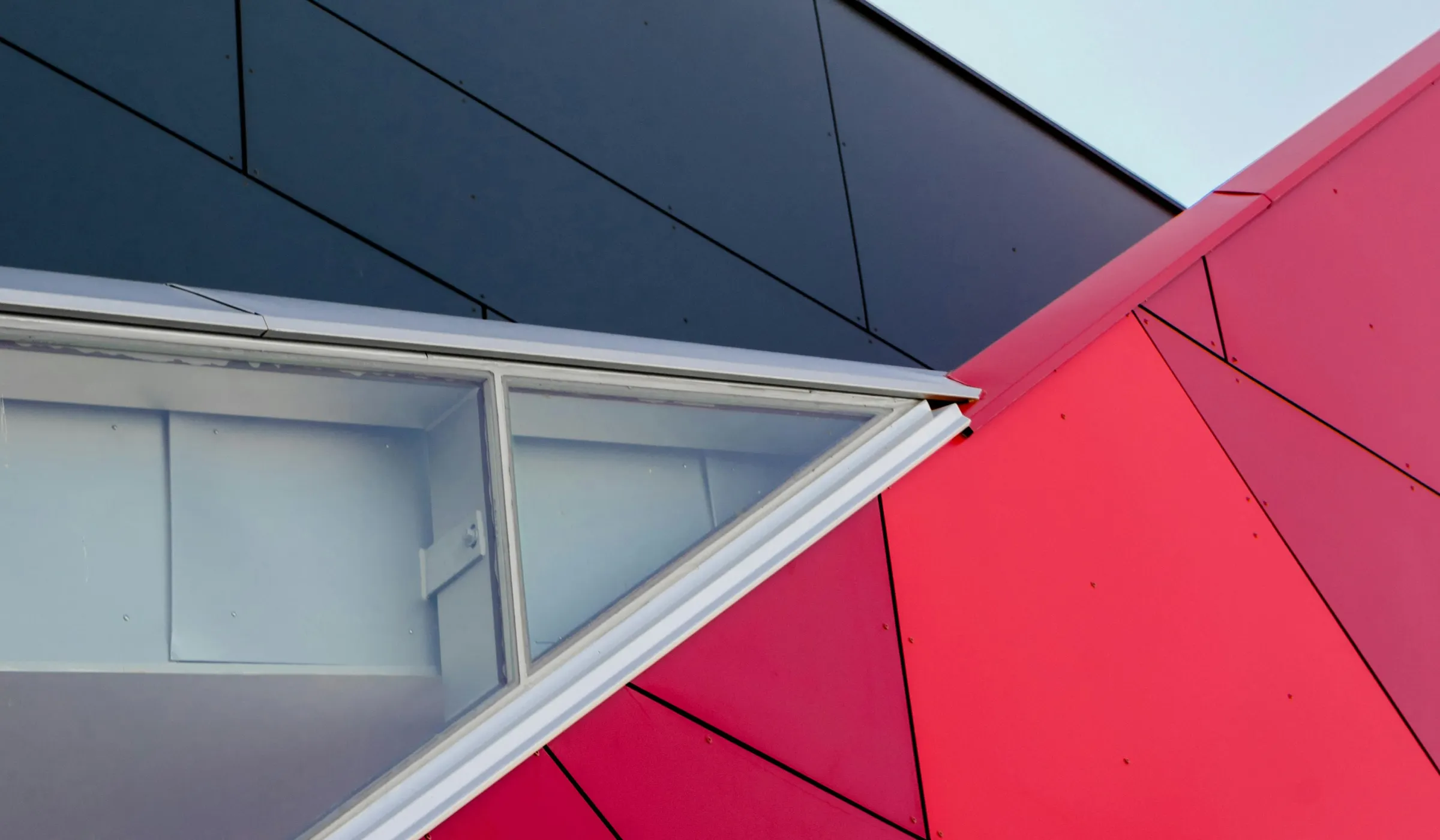 Black and red roof