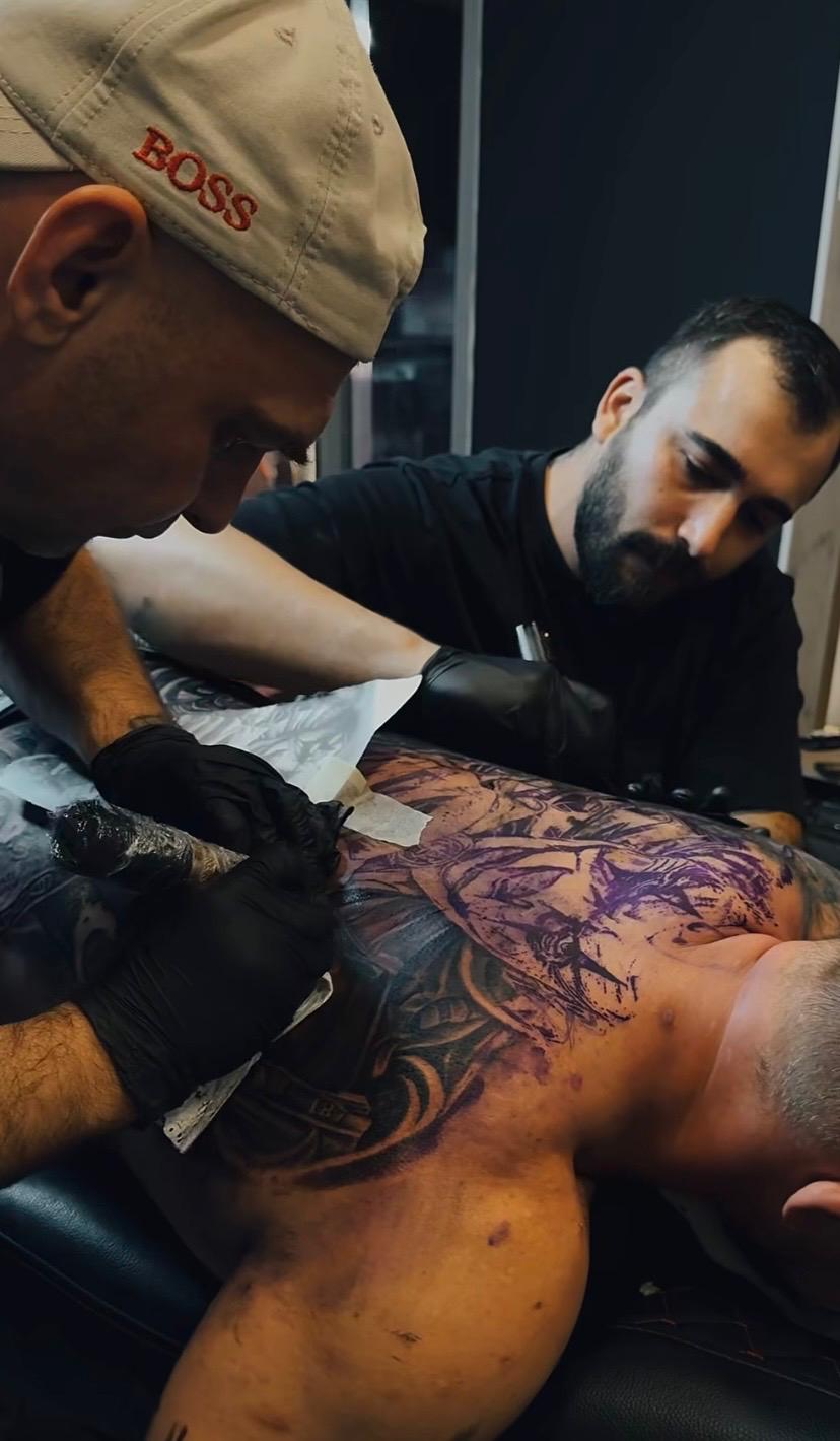Guest Artist Vitaliy bei K-INK St. Gallen