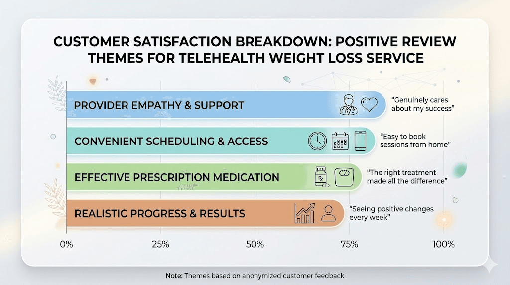 Brello Health positive review themes customer satisfaction