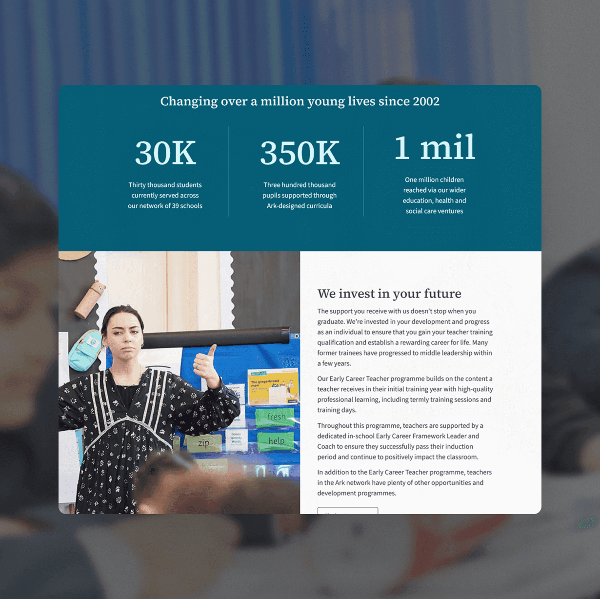 Monetta business services website with "Services for Businesses" and accounting support options.