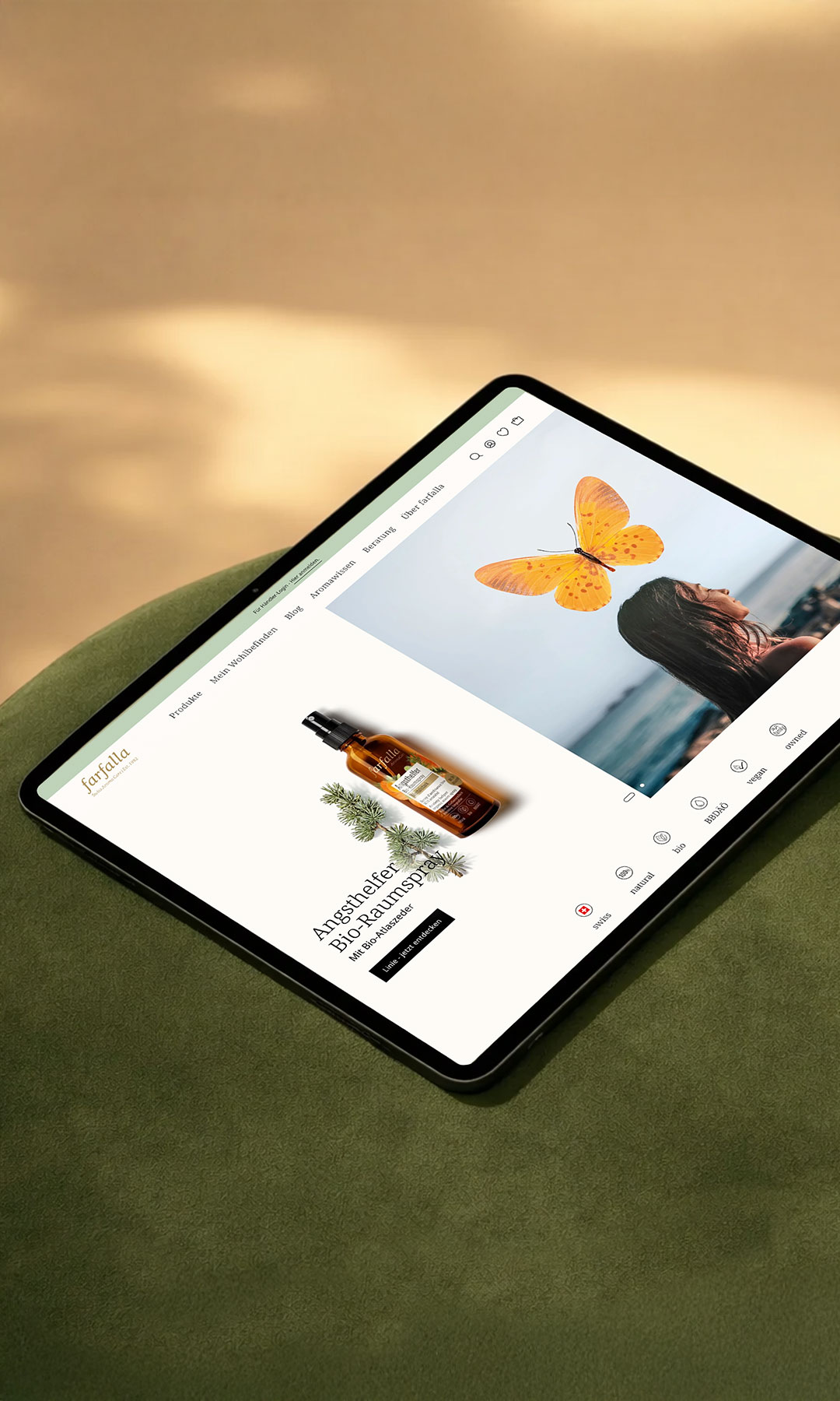 Darstellung Webansicht von der Grüne Punkt