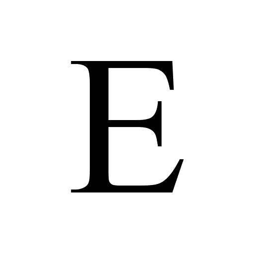 Letter E icon