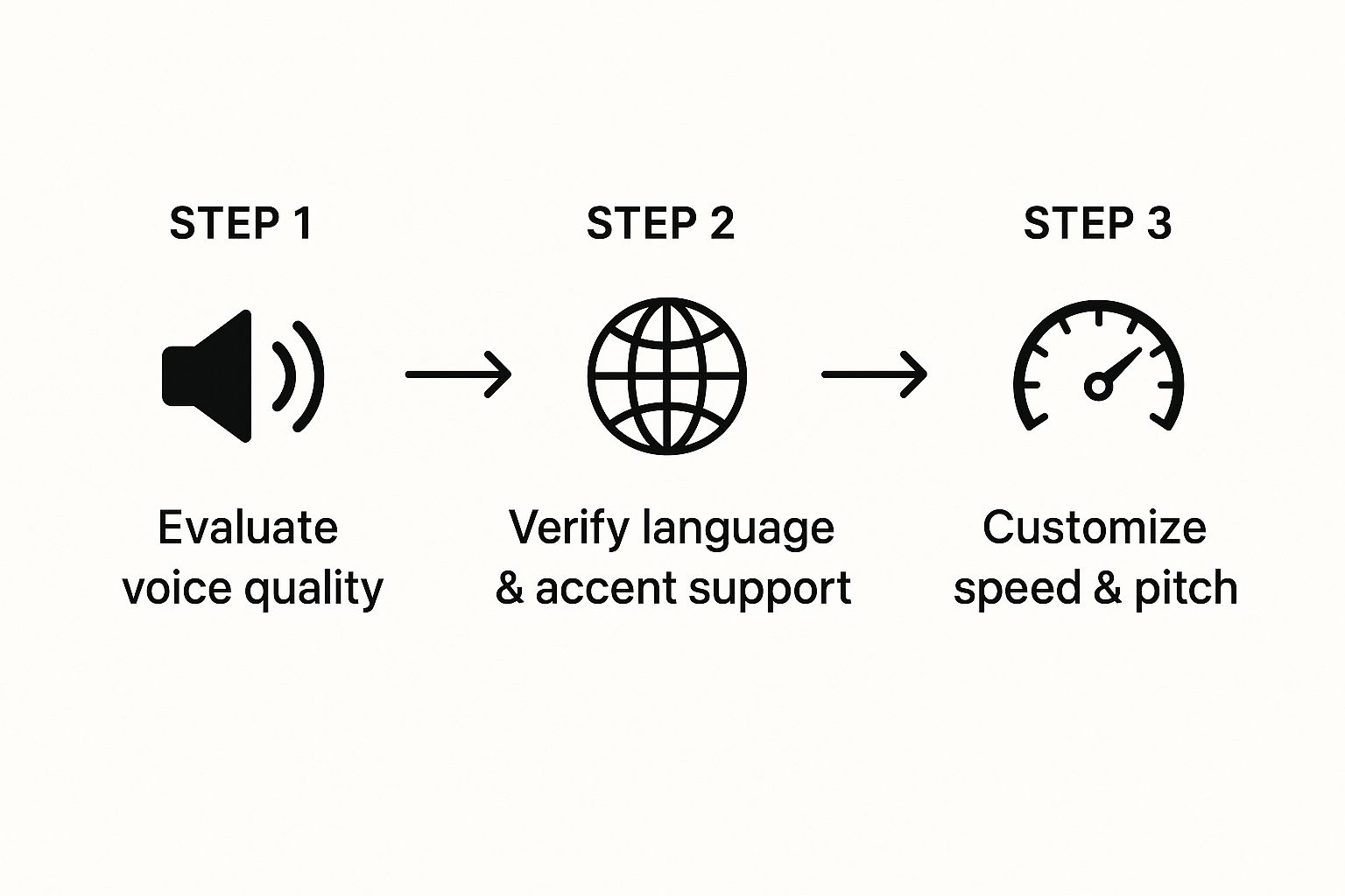 Infographic about text to speech software for android