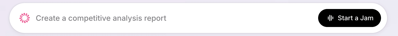 Small prompt box showing Start Jam CTA on the right