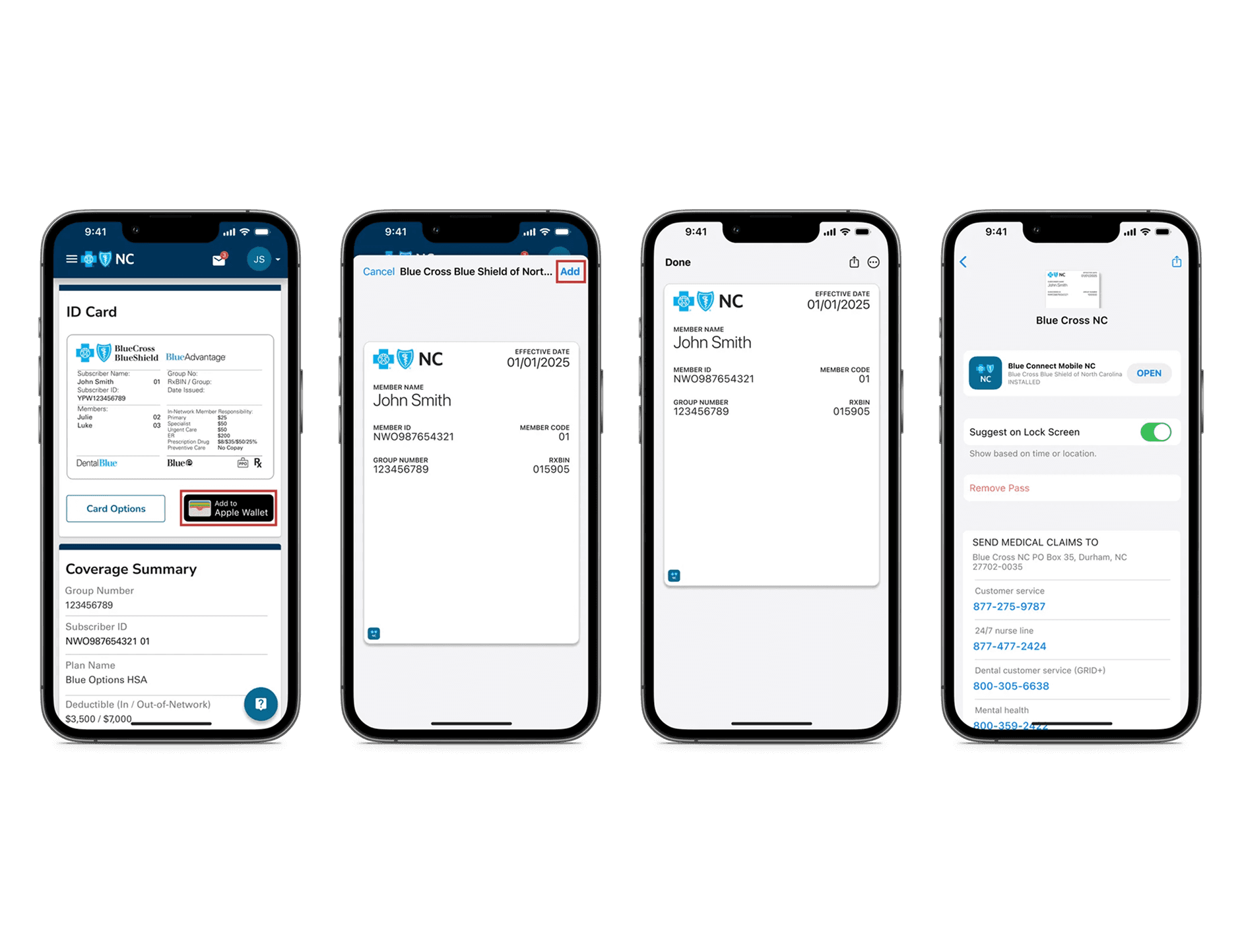 ID Card Apple Screens