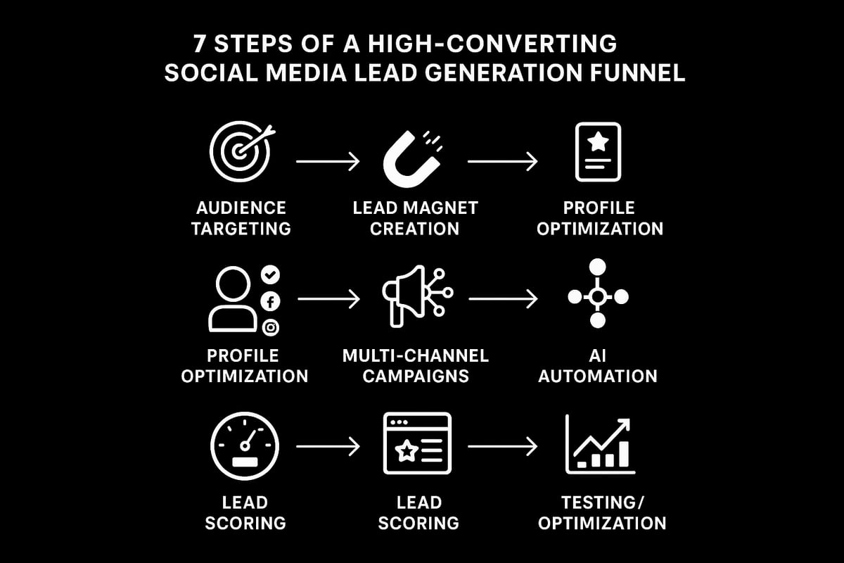 Step-by-Step Guide: Building a High-Converting Social Media Lead Generation Funnel