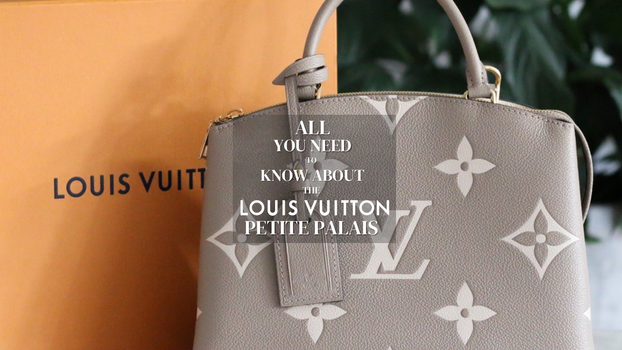 authentic real LV, Louis Vuitton Petite Palais Bag, designer luxury bags