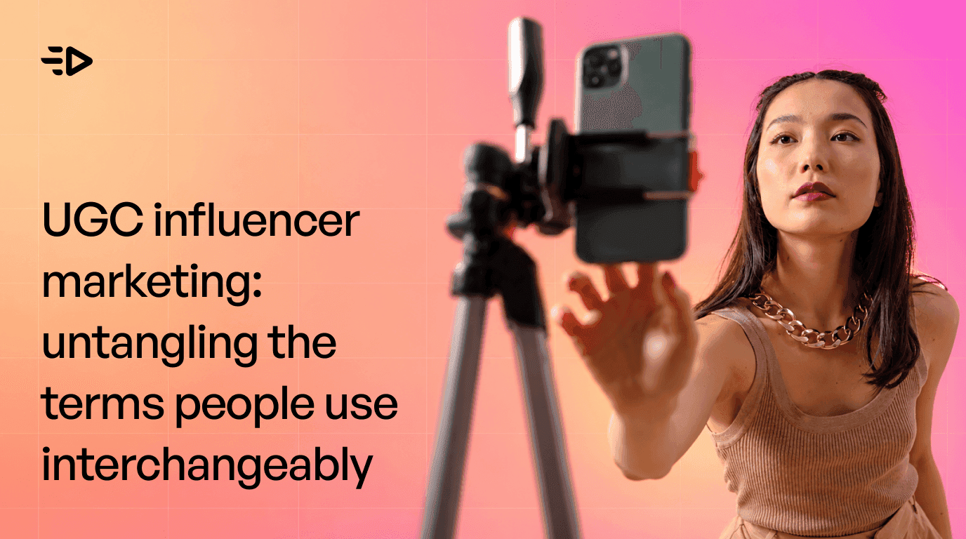 UGC influencer marketing: untangling the terms people use interchangeably