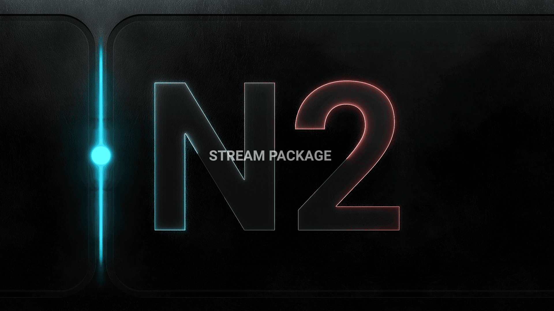 N2 Stream Package preview with blue and red neon Nintendo Switch 2-inspired overlays