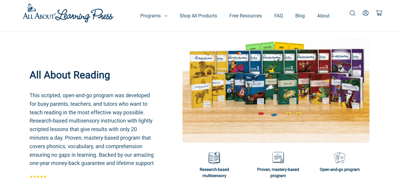 All About Reading (Phonics Mastery)