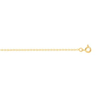 Chaîne maille forçat en or jaune 750