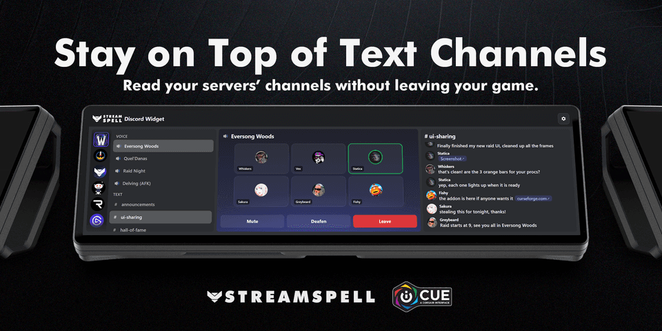 Read server text channels without leaving your game; sending messages is not supported — official product preview