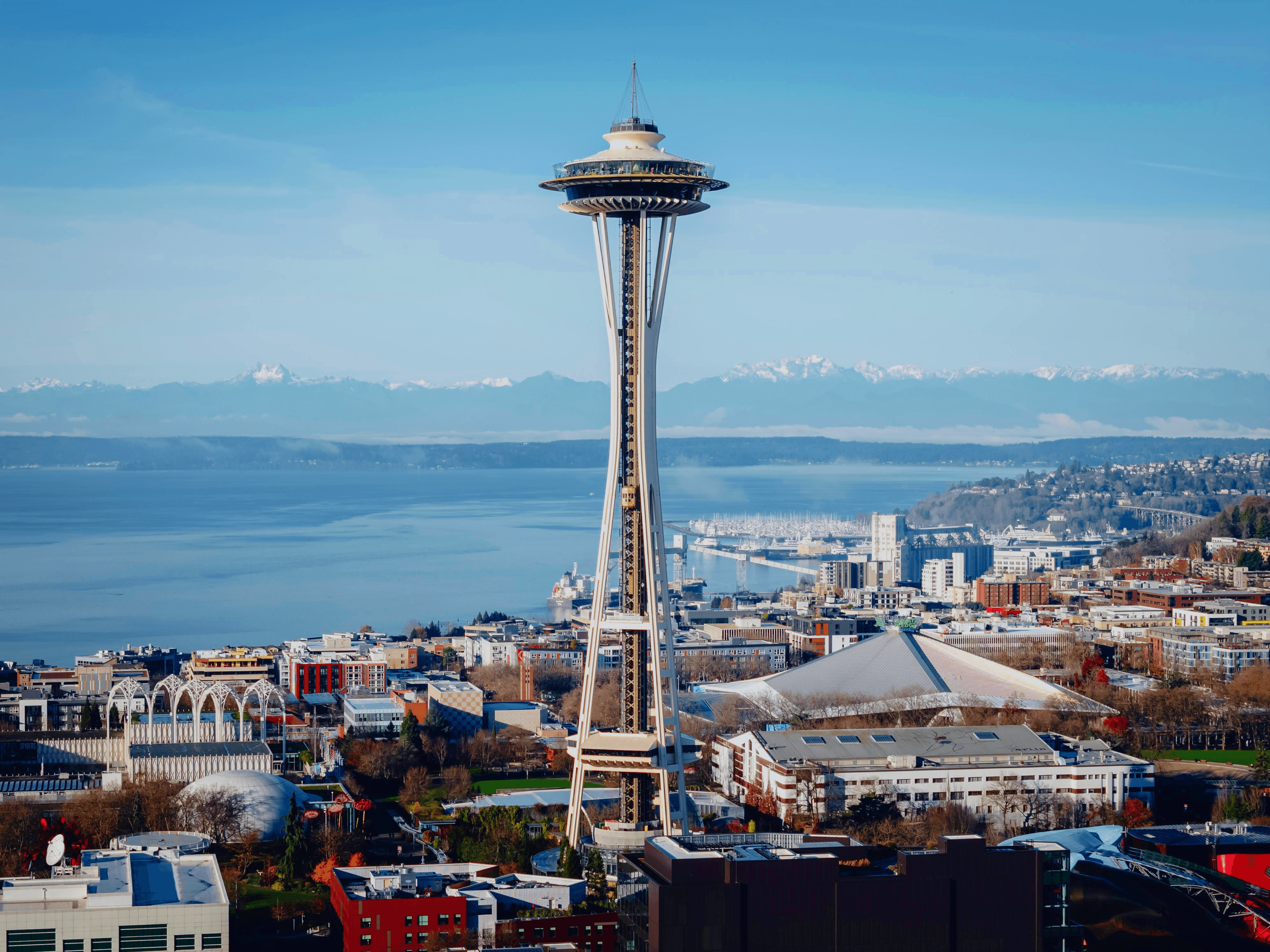 gray tower at golden hour