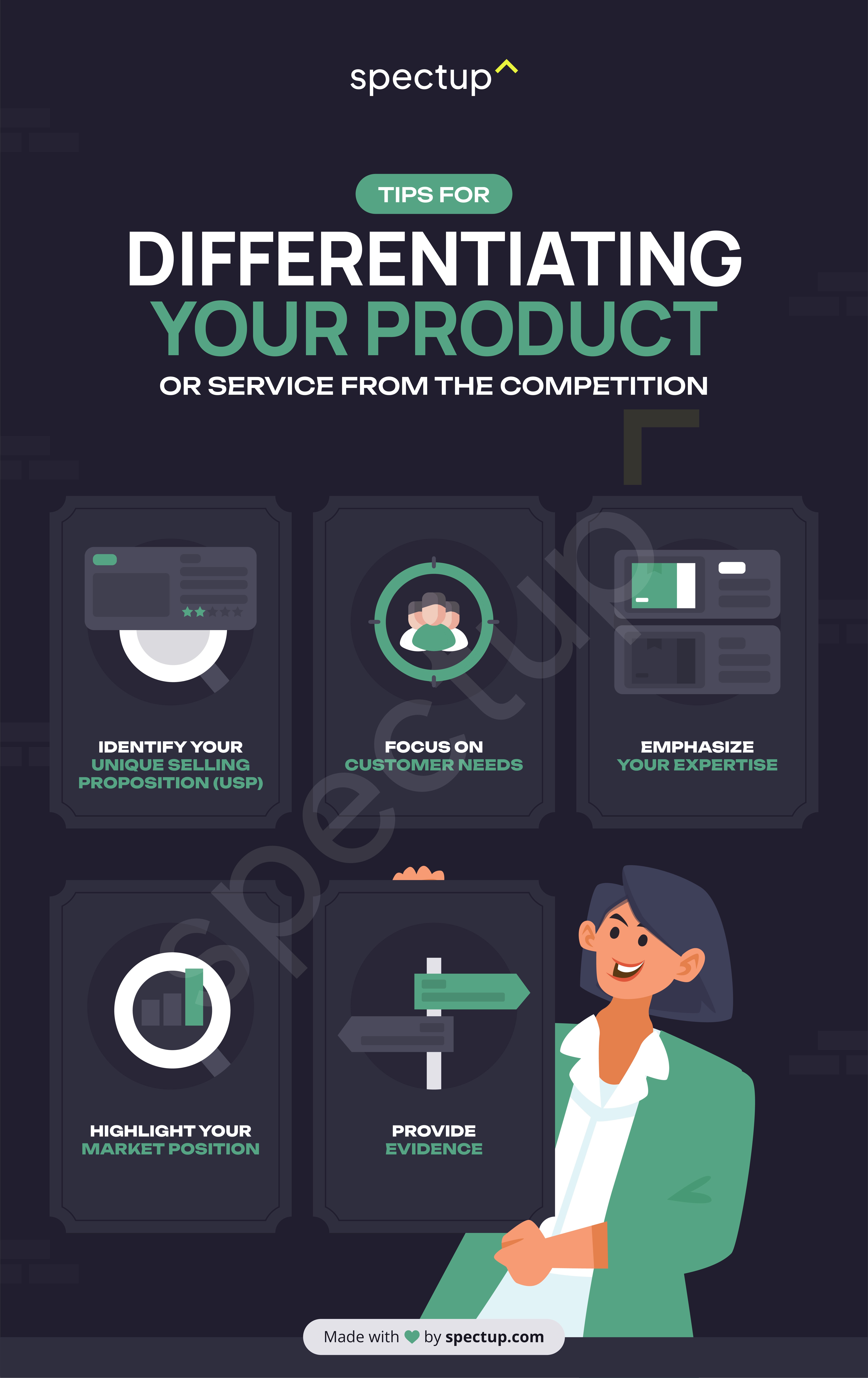 Infographic: Tips for Differentiating Your Product or Service from the Competition