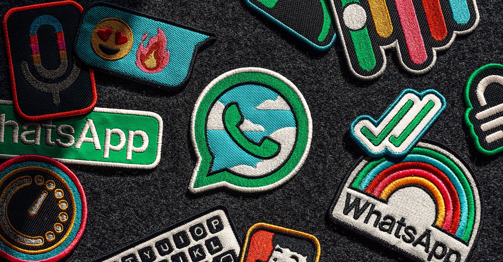WhatsApp brand identity by Hueso